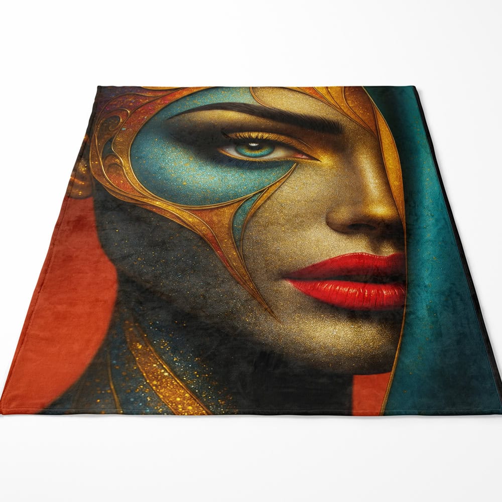 Plaid portrait femme