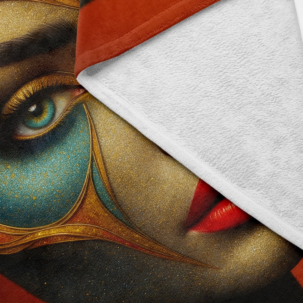 Plaid portrait femme