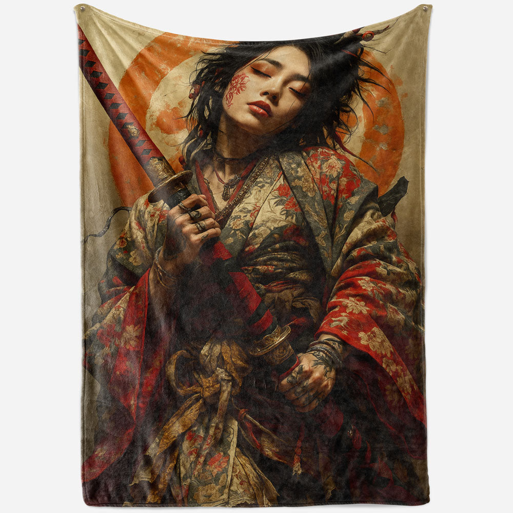 Plaid samouraï japonaise kimono