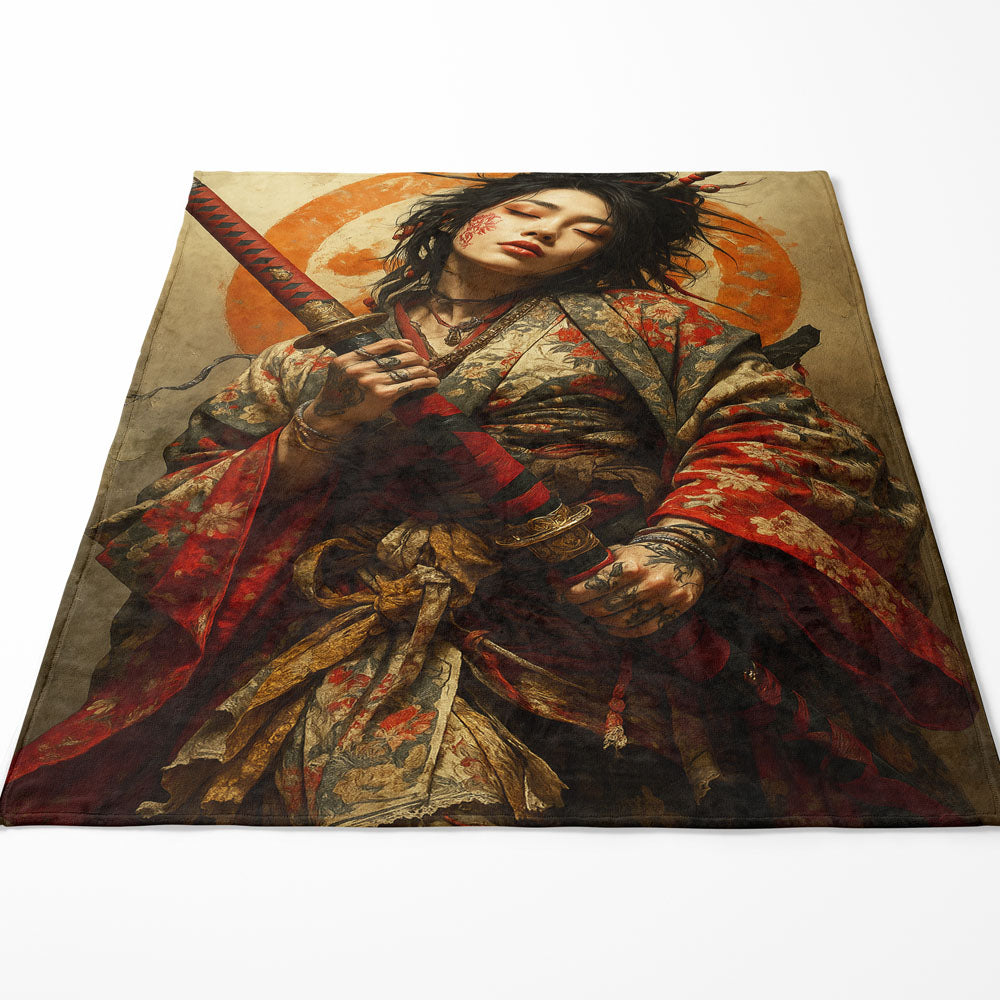 Plaid samouraï japonaise kimono