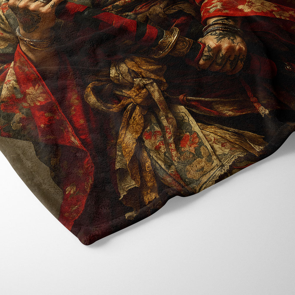 Plaid samouraï japonaise kimono