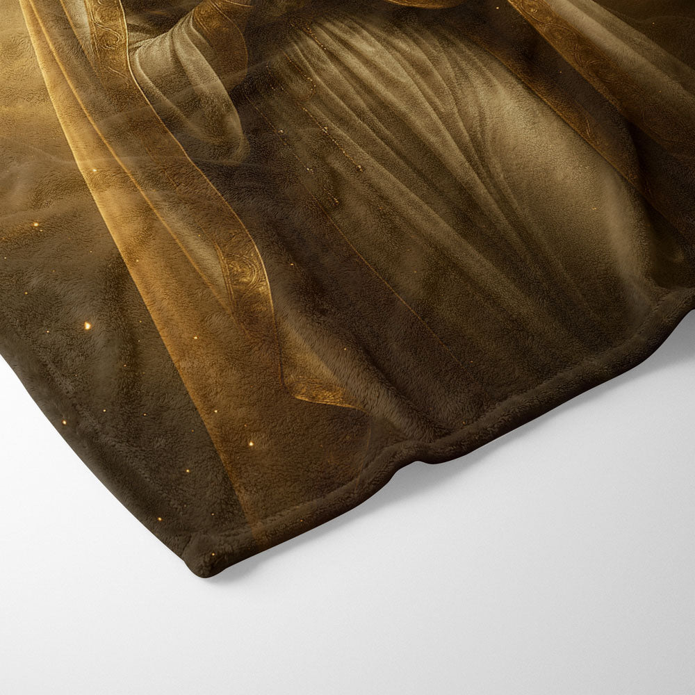 Plaid vierge marie auréole