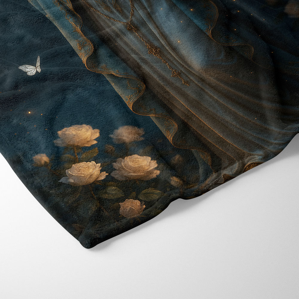 Plaid vierge Marie papillons de nuit