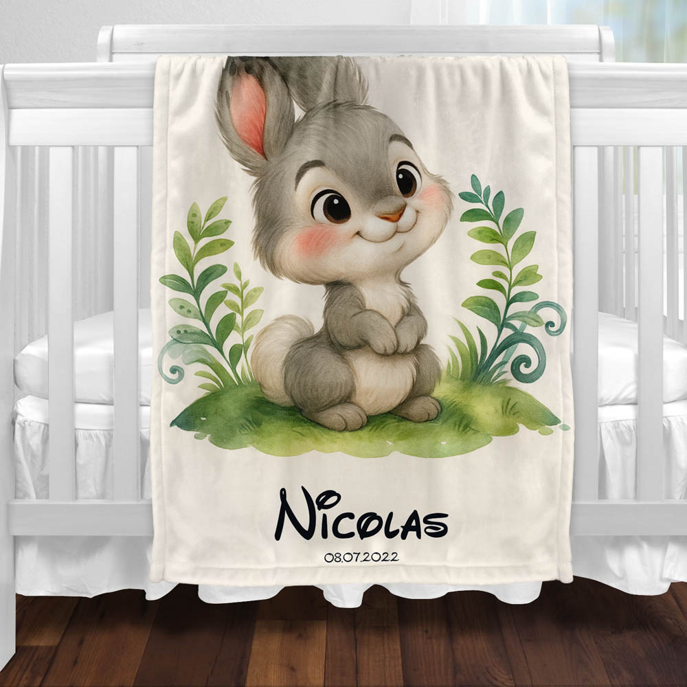 Plaid lapin enfant