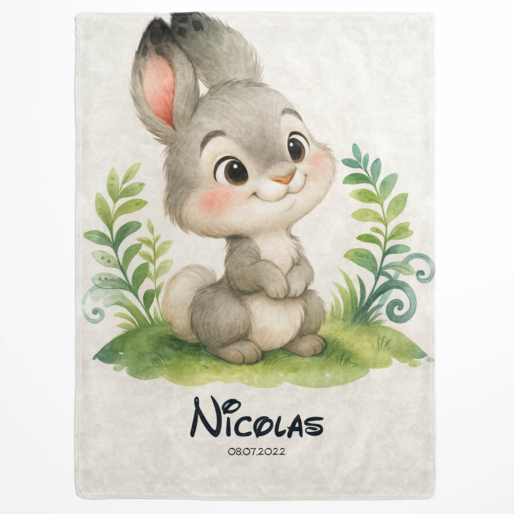 Plaid lapin enfant