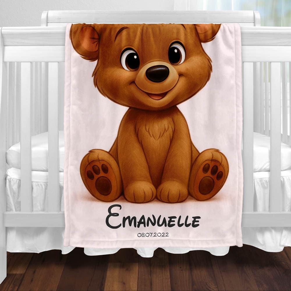 Plaid ourson mignon