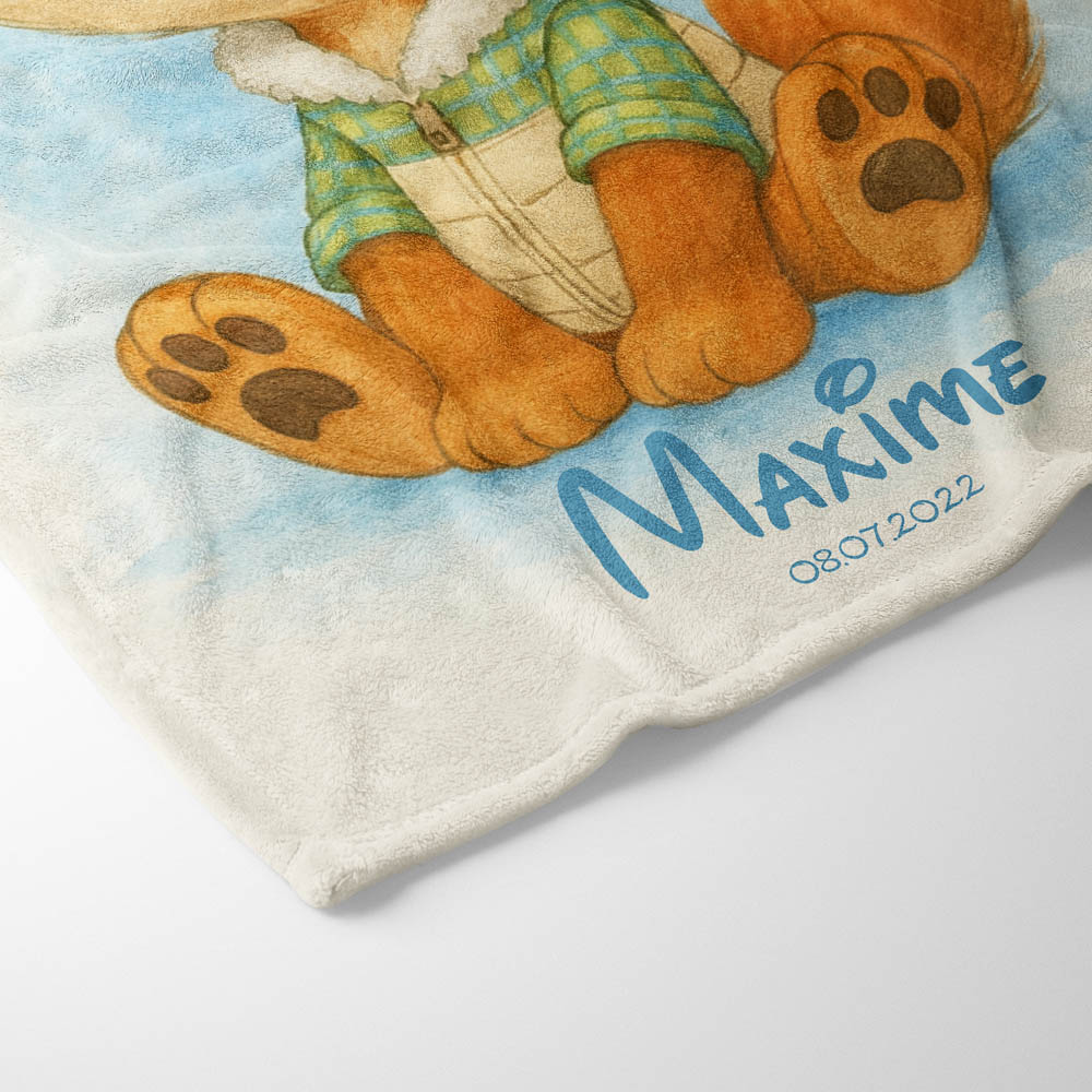 Plaid renard enfant